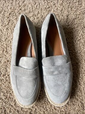 Caslon Gray Suede Women's Loafers - Classic Slip-On Style